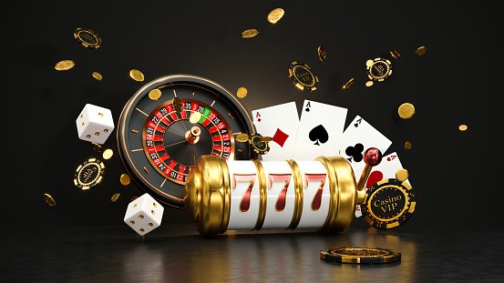 Menu navigasi kategori Menu navigasi dengan kategori basketball, slot, dan permainan kasino langsung